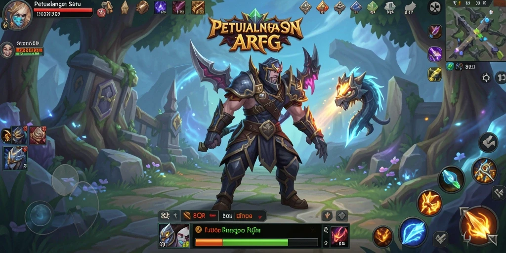 Tampilan action seru di dunia <strong>8QR</strong> yang memukau.