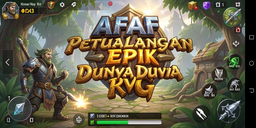 Screenshot menunjukkan aksi pertarungan epik di AFAF.