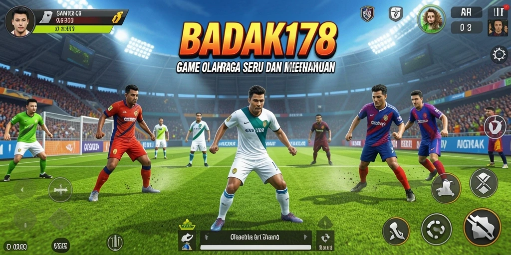 Tampilan gameplay dari BADAK178 yang penuh aksi dan kompetisi.