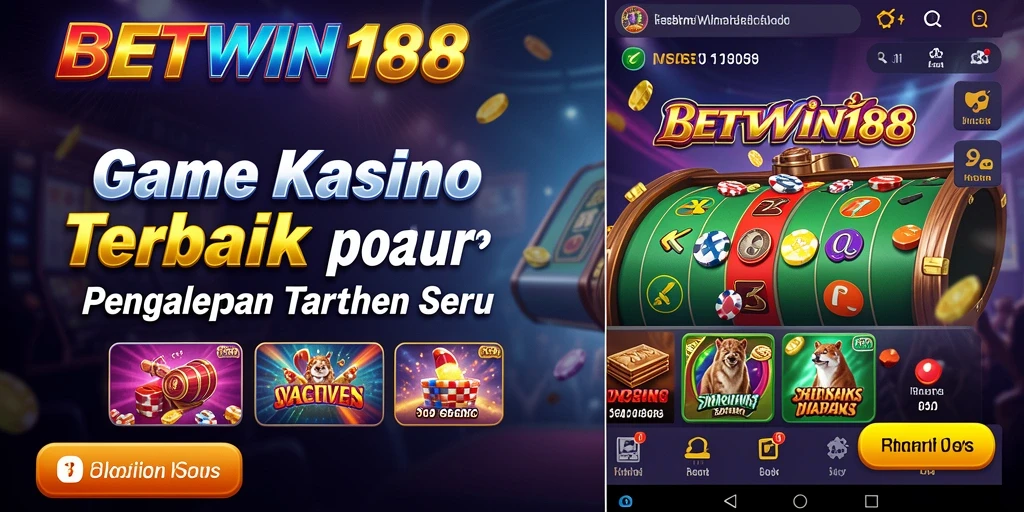 Gameplay seru di BETWIN188 dengan variasi permainan Kasino.