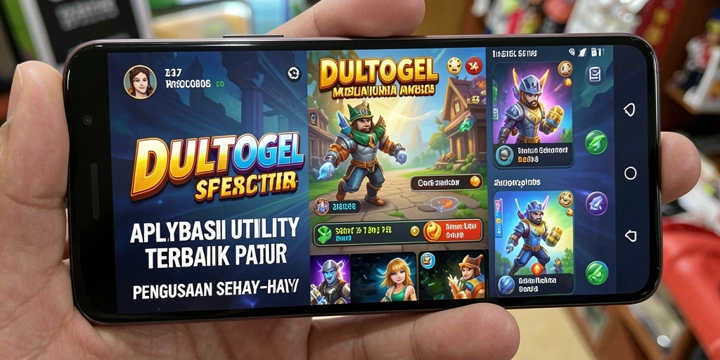 Tampilan antarmuka DULTOGEL yang user-friendly dan intuitif.