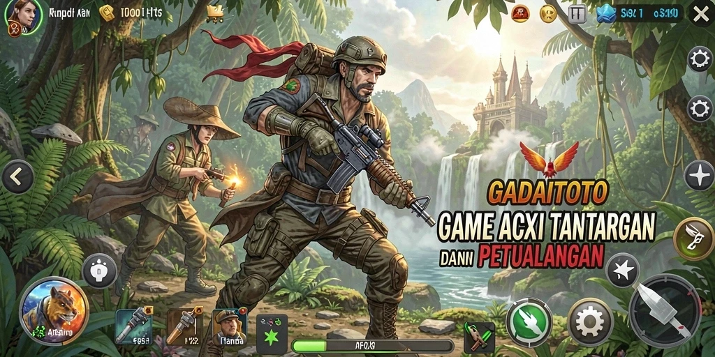 Tampilan gameplay GADAITOTO yang penuh aksi dan pengalaman menegangkan.