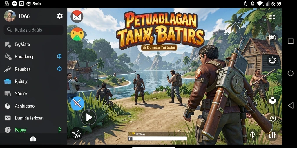Gameplay Open World yang menarik di ID66.