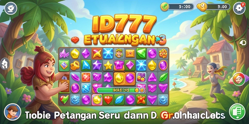 Screenshot gameplay ID777 yang penuh warna dan menarik