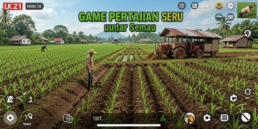 Gameplay seru di LK21 dengan pertanian yang bermekaran.
