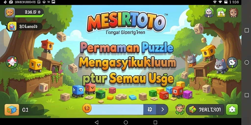 Tampilan gameplay yang menarik dari MESIRTOTO dengan teka-teki menyenangkan.