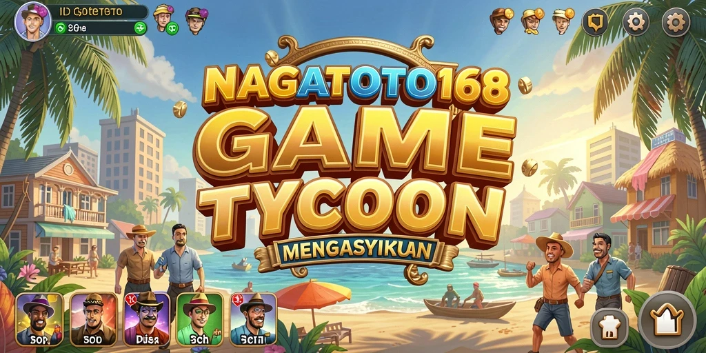 Tampilan gameplay NAGATOTO168 dengan elemen Tycoon yang menarik.