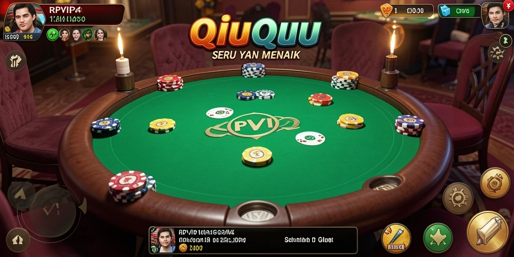 Screenshot gameplay QiuQiu yang penuh aksi dan strategi.